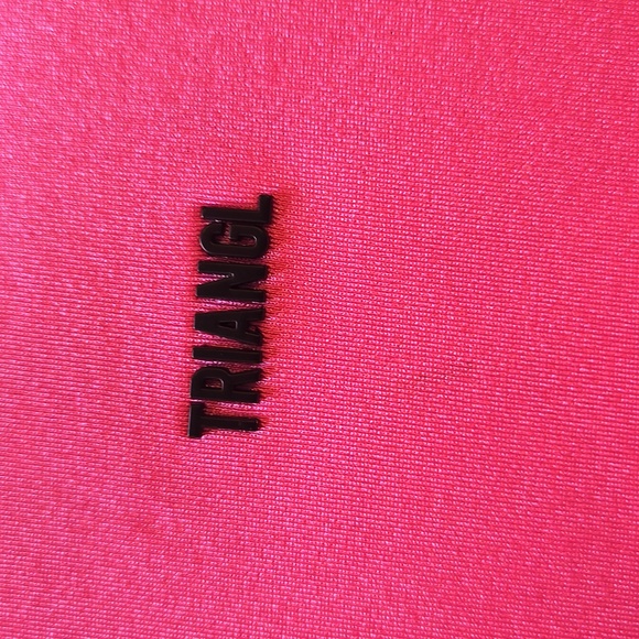 TRIANGL Pink Neoprene Zipper Bag - Picture 2 of 7